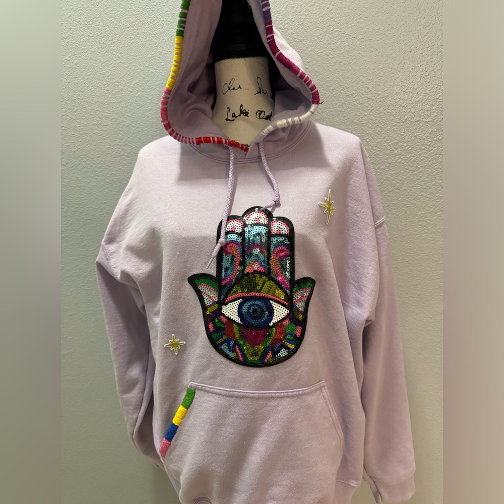 Purple hoodie